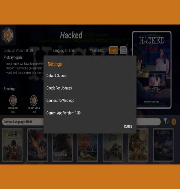 Online Indian Movie (Android TV Application) - Kreative Tek Solutions