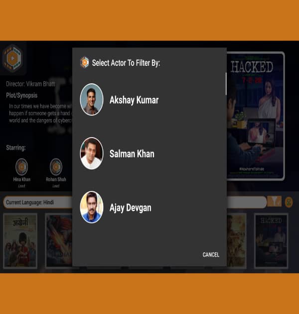 Online Indian Movie (Android TV Application) - Kreative Tek Solutions